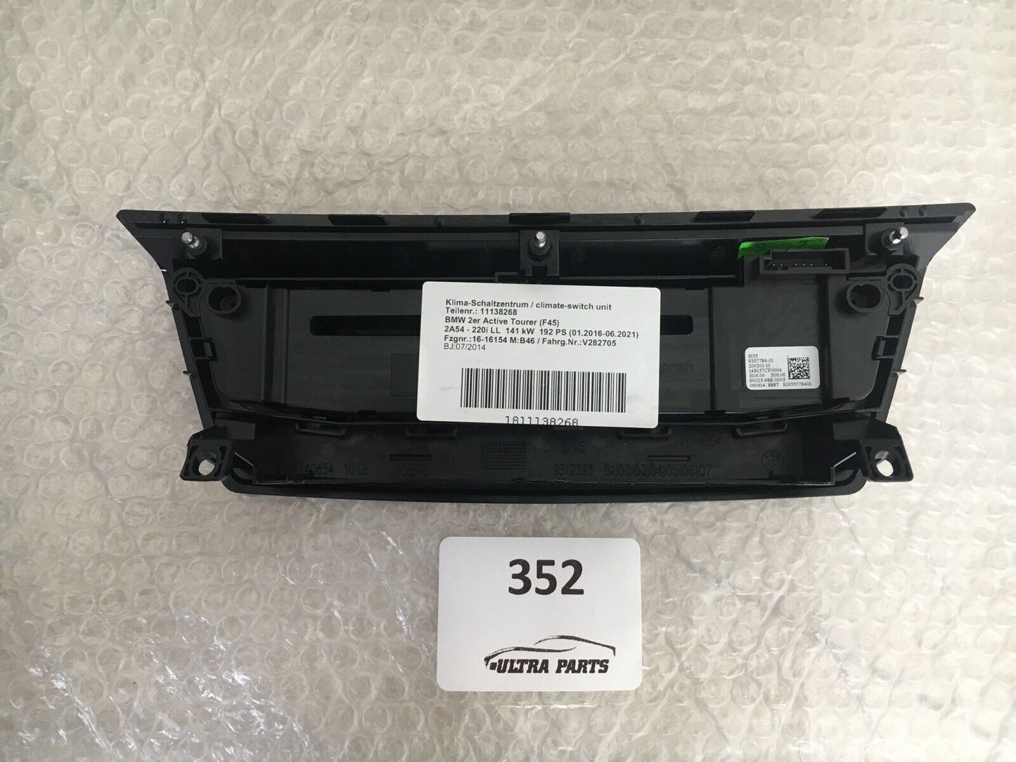 BMW F45 E46 X1 F48 Radio Multiinformatii display Bedieneinheit Audio 9357784