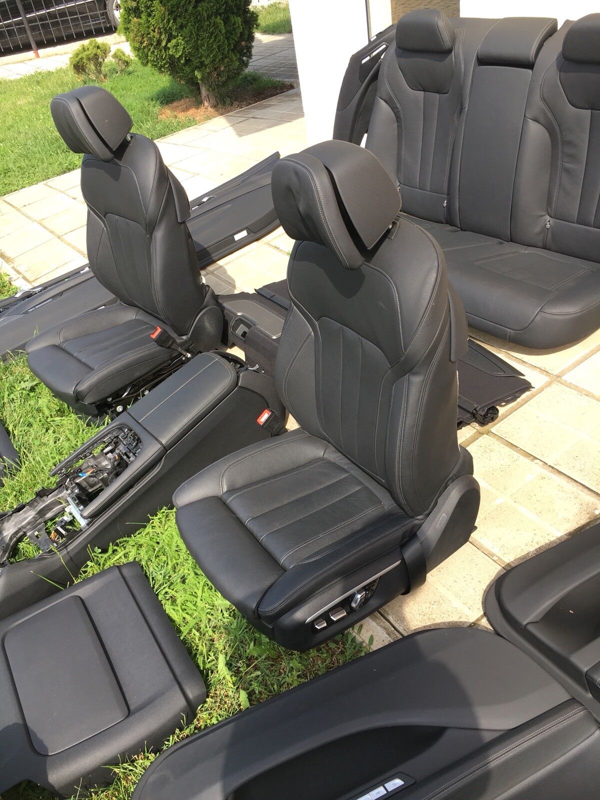 BMW G12 Lederausstattung Komfortsitze Sitze Seats Leder Leather DAKOTA SCHWARZ