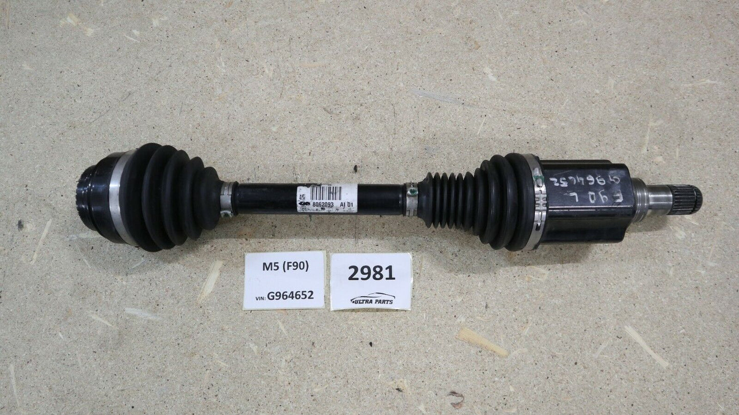 BMW M5 F90 M8 F92 ANTRIEBSWELLE ABTRIEBSWELLE LINKS OUTPUT SHAFT LEFT 8062093