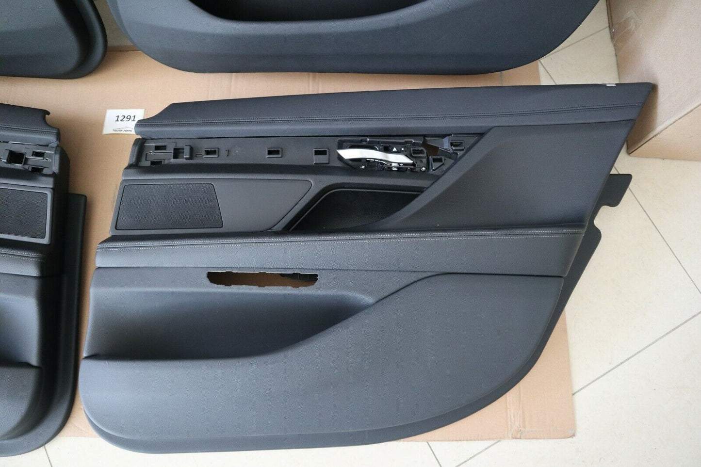 BMW 7 SERIES G12 LHD LONG BASE DOOR CARDS TRIM PANEL COMPLETE SET