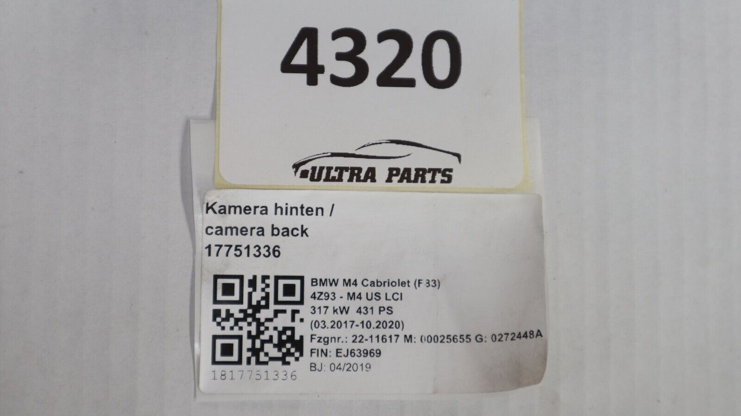 Original BMW 2er 3er 4er 5er  Rückfahrkamera Kamera Taster Heckklappe 7368753