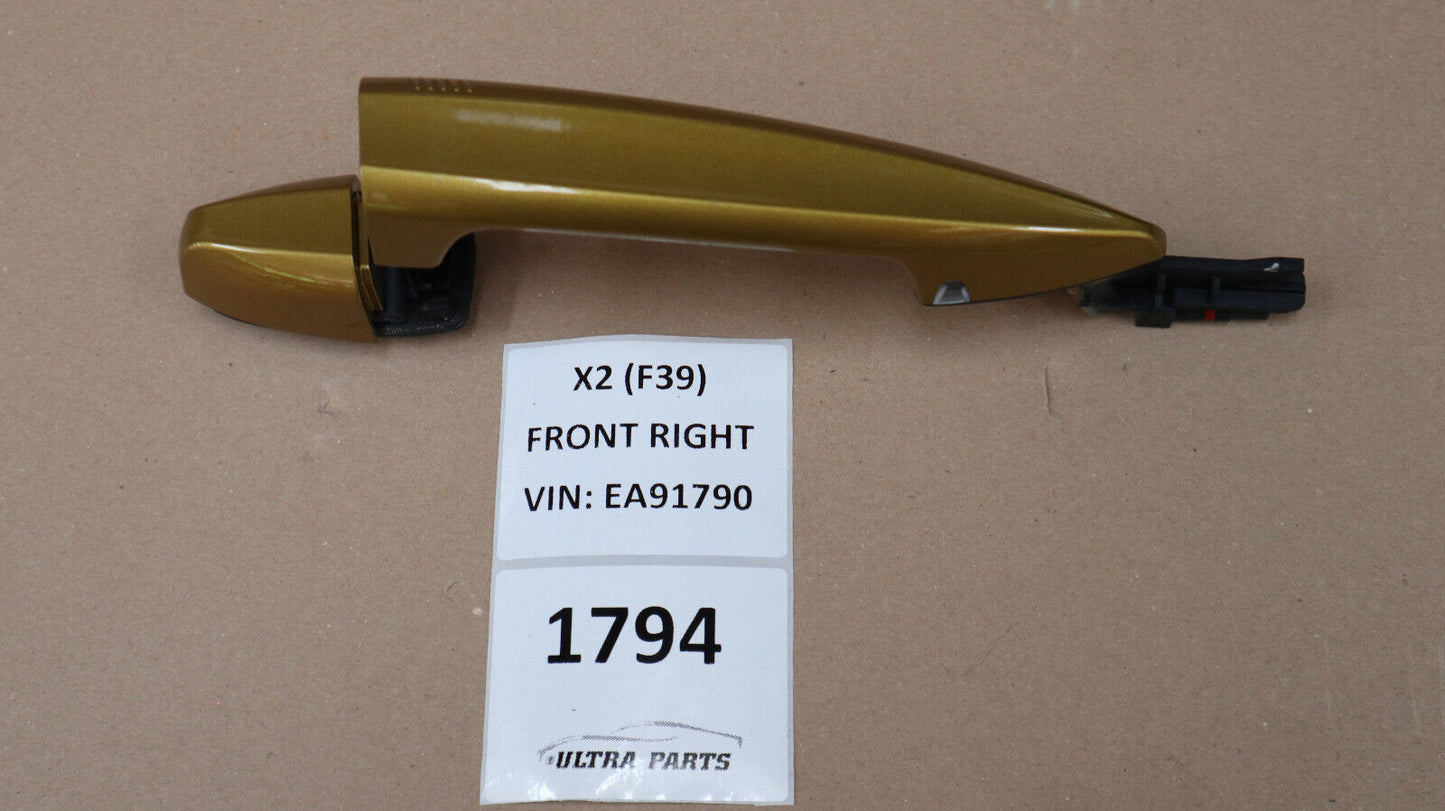 BMW F15 F16 F39 F45 F46 F48 Türgriff rechts Komfort Galvanio Gold BMW 7482538