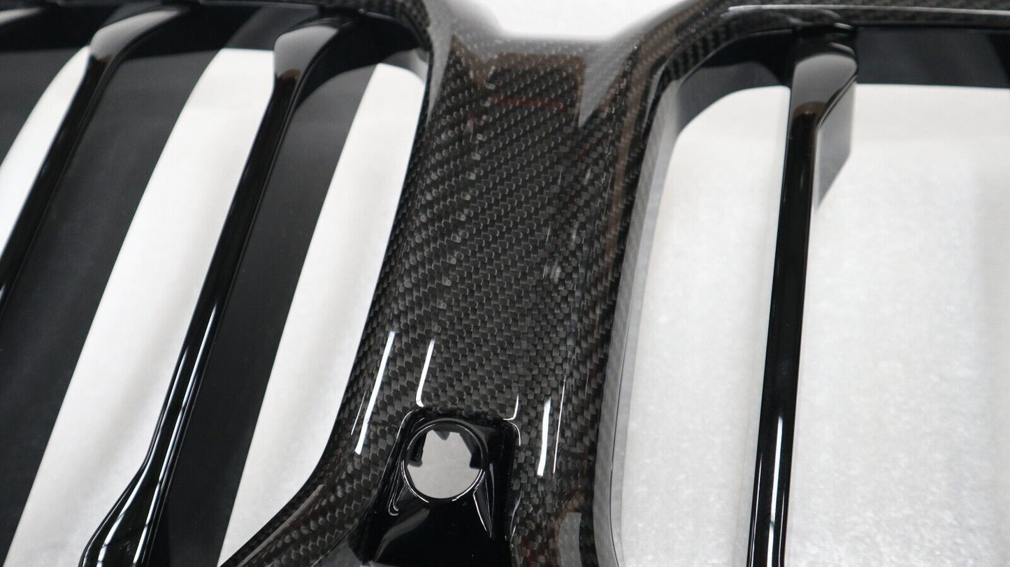 Оригинален BMW X6 G06 M Performance Frontziergitter Carbon 2467264 