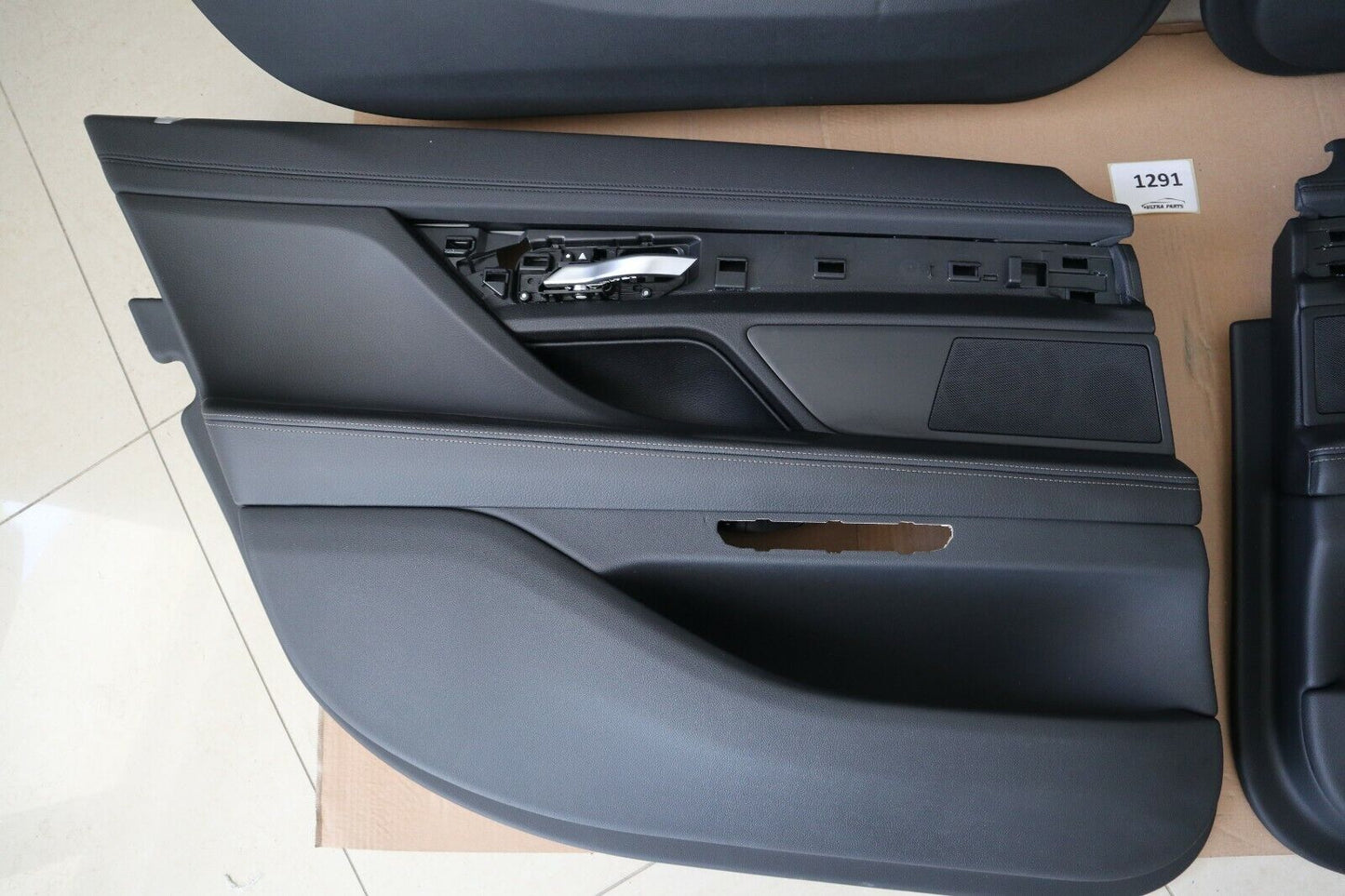 BMW 7 SERIES G12 LHD LONG BASE DOOR CARDS TRIM PANEL COMPLETE SET