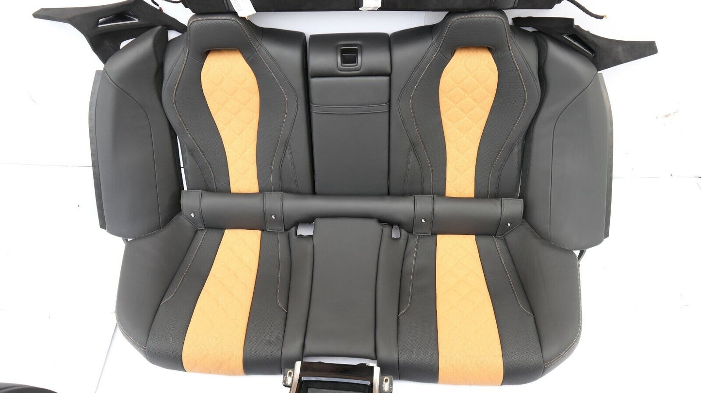 BMW 8' F93 M8 M sport seats HEJA Leather Alcantara black Midrand beige