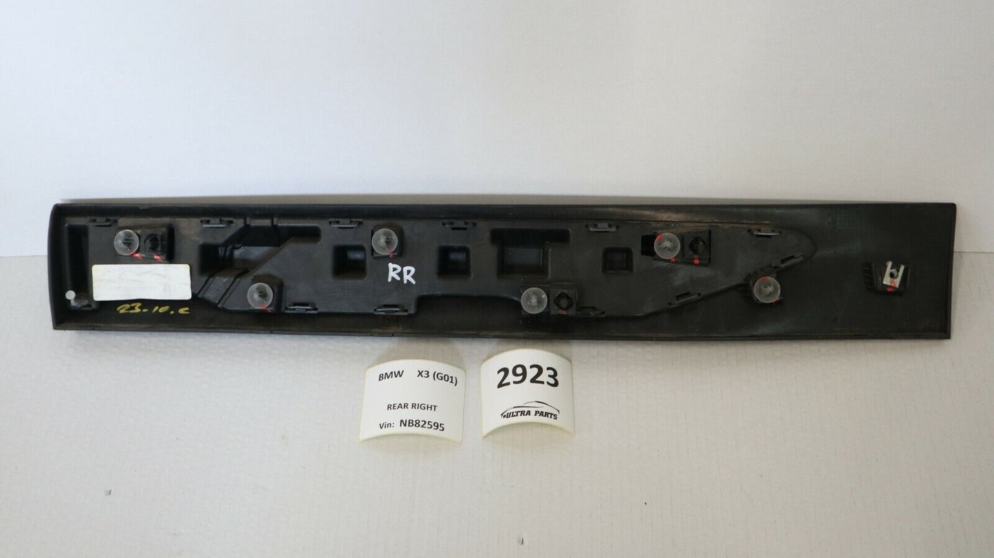 BMW X3 G01 Stossleiste Tür hinten rechts Moulding door rear right Luxury 8499216