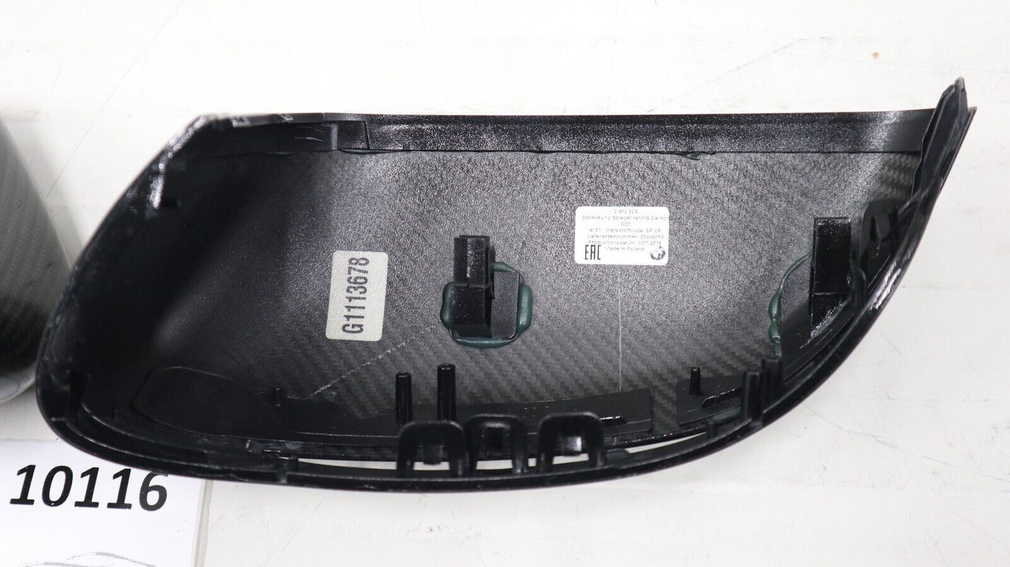 Original BMW G20 G21 G22 G23 G26 G42 Set Aussenspiegelkappe Carbon LHD 2462824