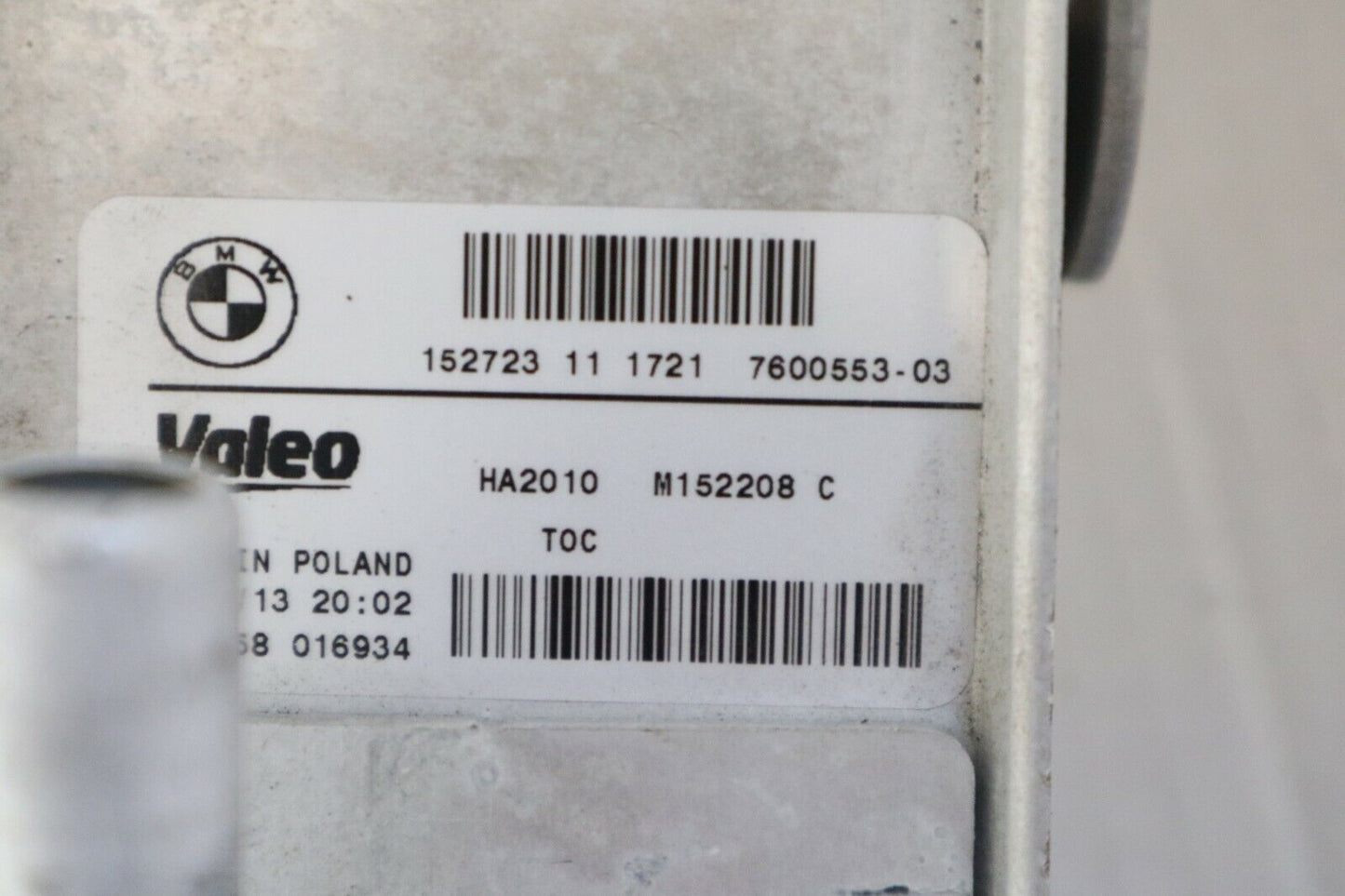 BMW F20 F21 F30 F31 N13 ОРИГИНАЛЕН Wärmetauscher 7600553 Ölkühler Kühler