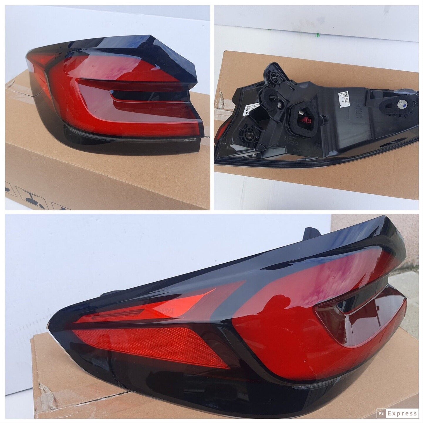 Оригинално BMW 5 G30 F90 LCI Hinten LED Rücklicht 8493811 8493812 einstellen Neu 