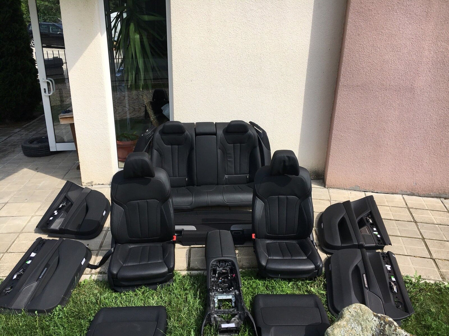 BMW G12 Lederausstattung Komfortsitze Sitze Seats Leder Leather DAKOTA SCHWARZ