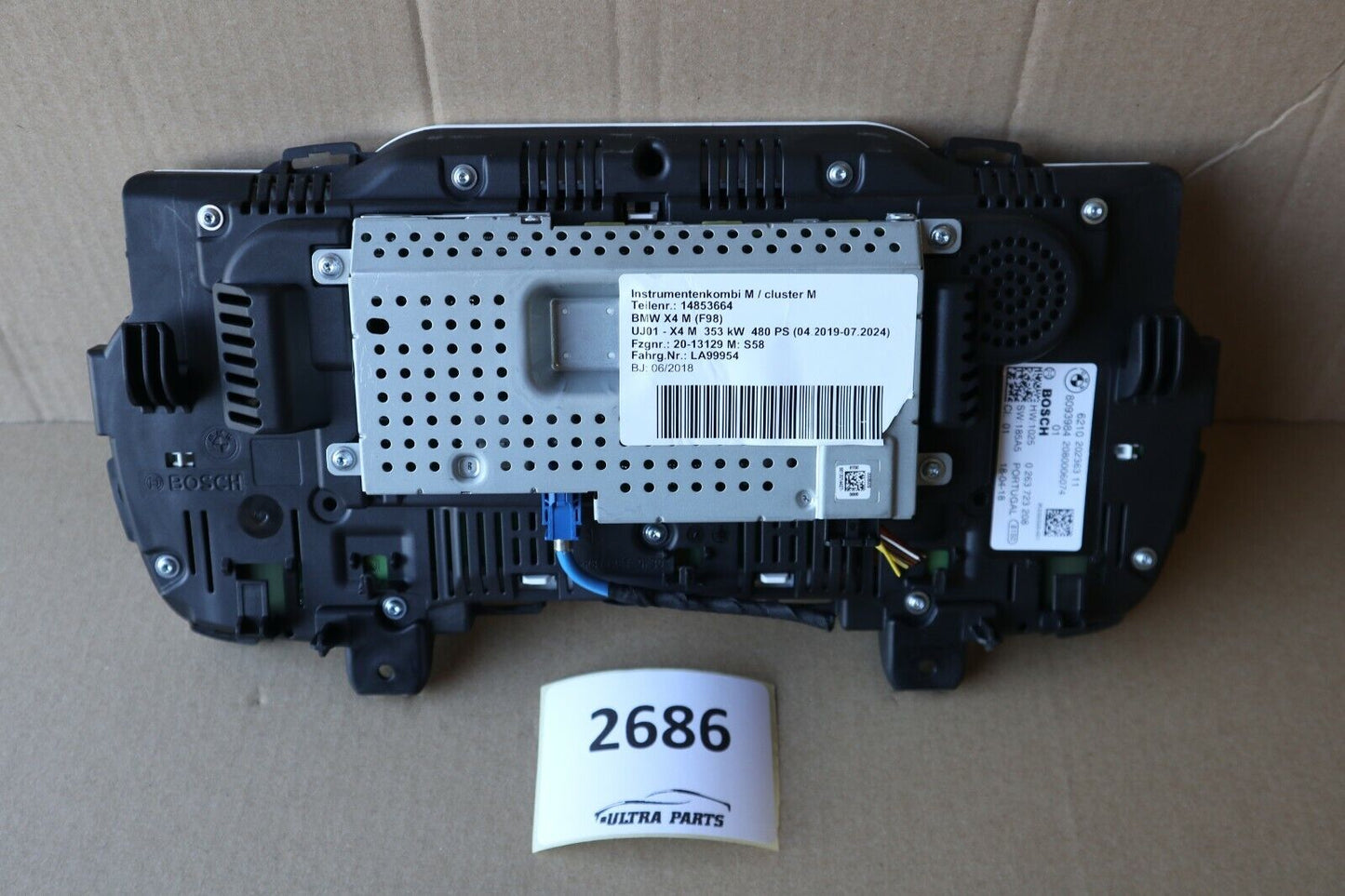 BMW X3M F97 X4M F98 INSTRUMENTENKOMBI CLUSTER LED TACHO 6WB 8093984