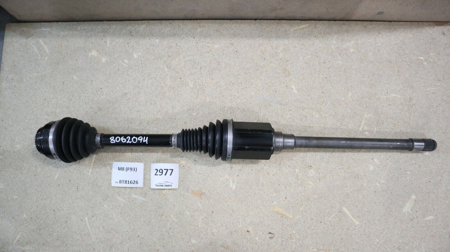 BMW M5 F90 M8 F91 ANTRIEBSWELLE ABTRIEBSWELLE RECHTS OUTPUT SHAFT RIGHT 8062094