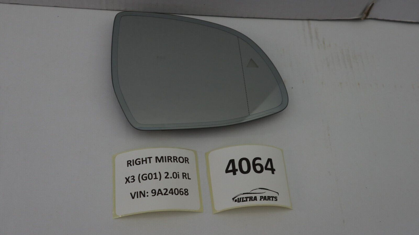 Original BMW X3 X4 M X5 G01 Spiegelglas beheizt Weitwinkel rechts 51167441444