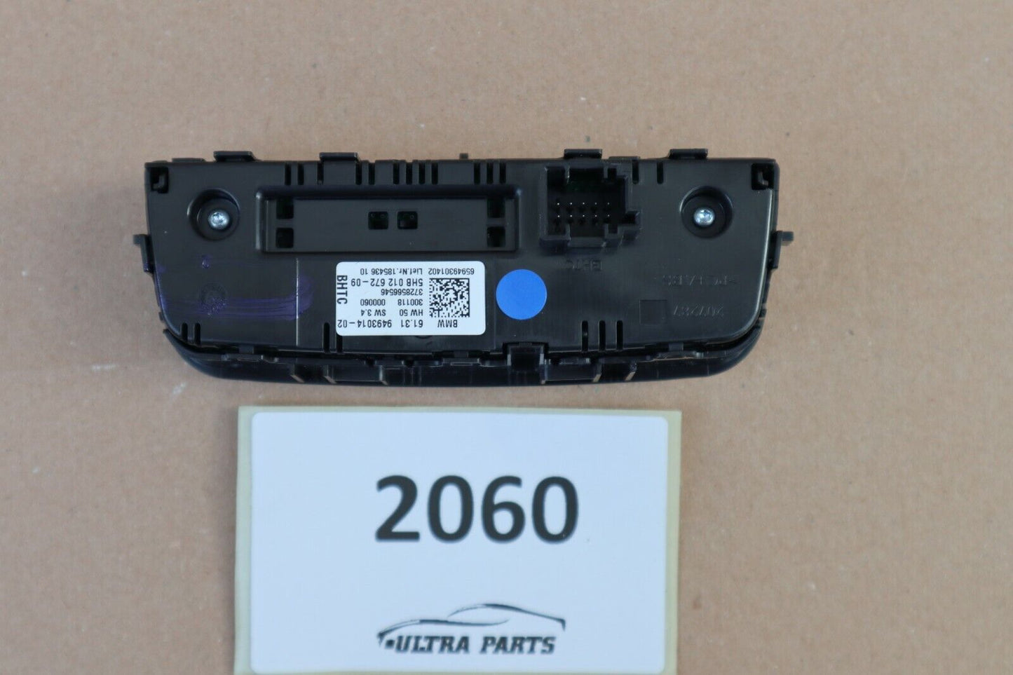 BMW G01 G02 F97 F98 KLIMA SCHALTZENTRUM AC SWITCH UNIT REAR FRESH AIR 9493014