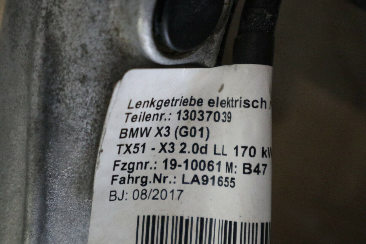 BMW X3 G01 X4 G02 Lenkgetriebe elektrisch 6888697