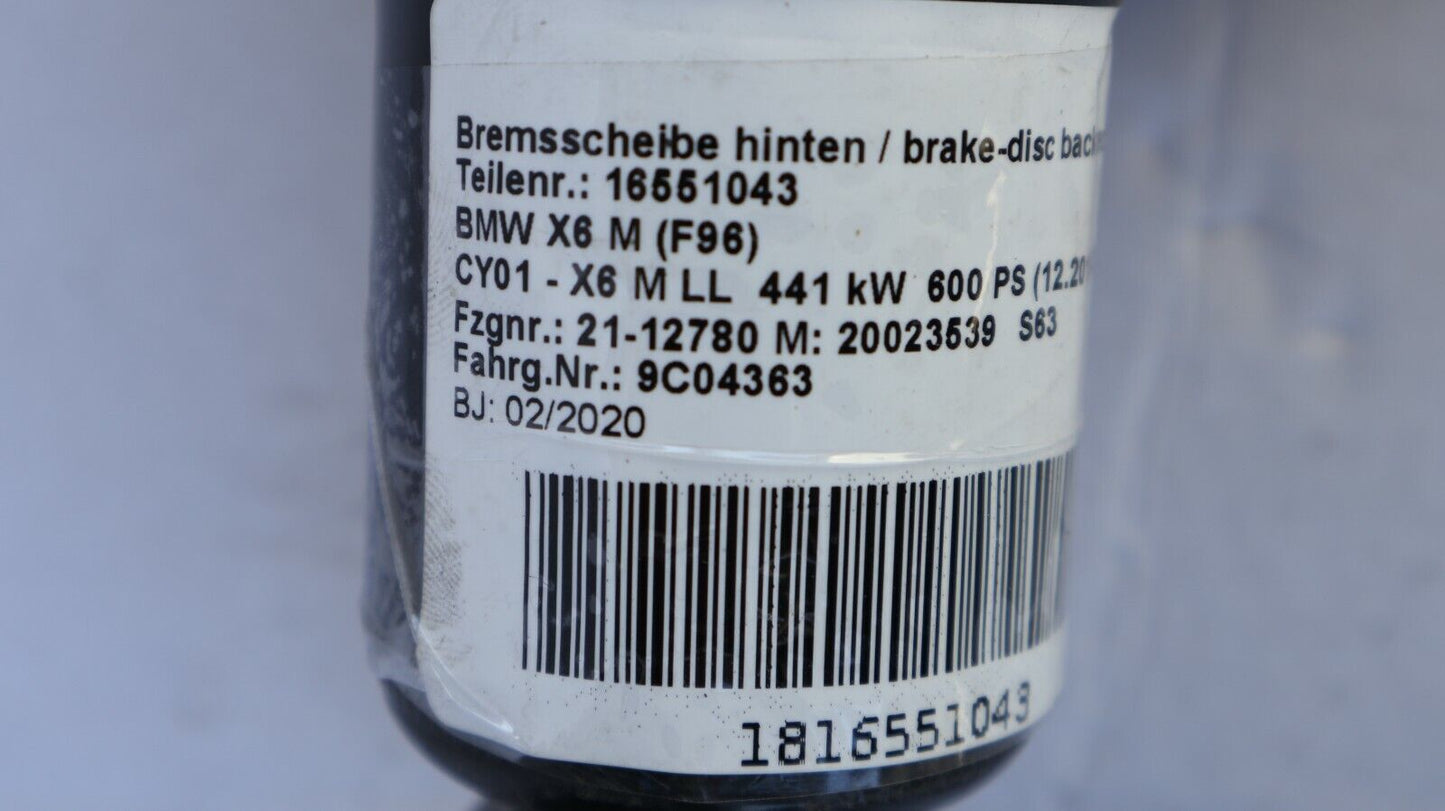 Original BMW X5 F95 X6 F96 Federbein Stossdämpfer hinten rechts EDC VDC 9500366