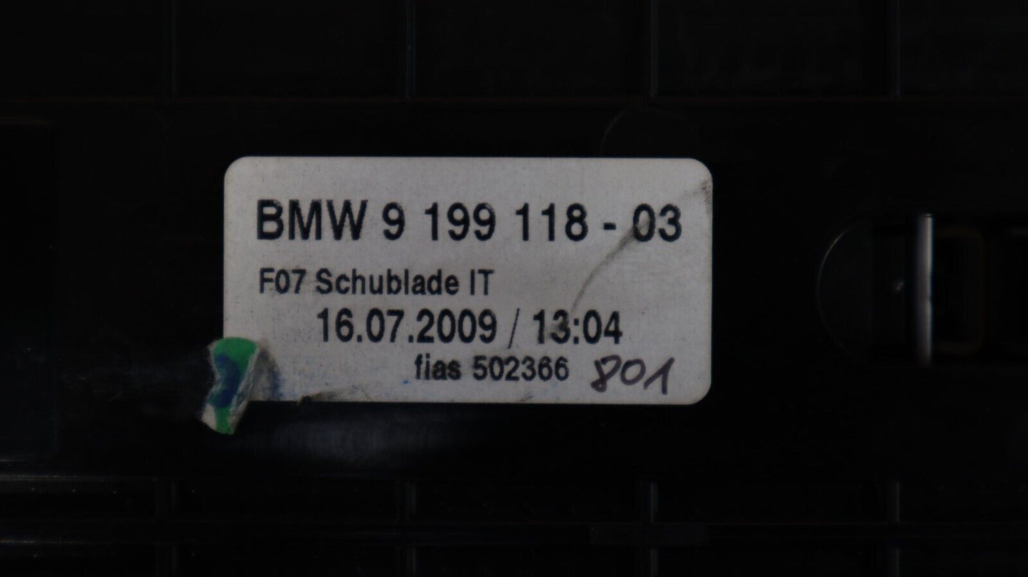 Original BMW 5er GT F07 Ablagefach Schublade I-tafel oben ELFENBEINWEISS 9199118