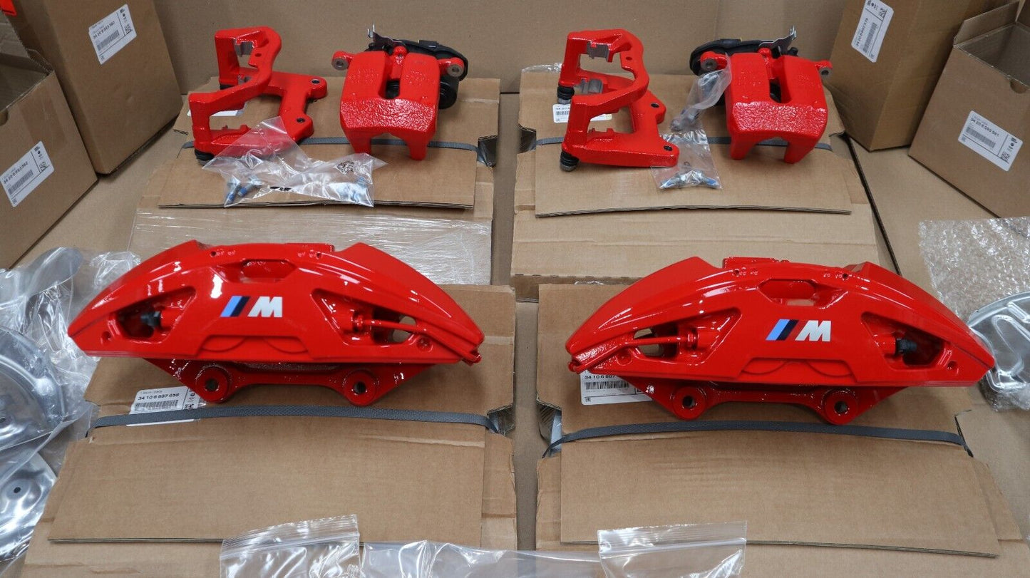 BMW G11 G12 G30 G31 G32 G01 G02 G05 G06 G07 M Sport Roșu Set de reacție set de frâne