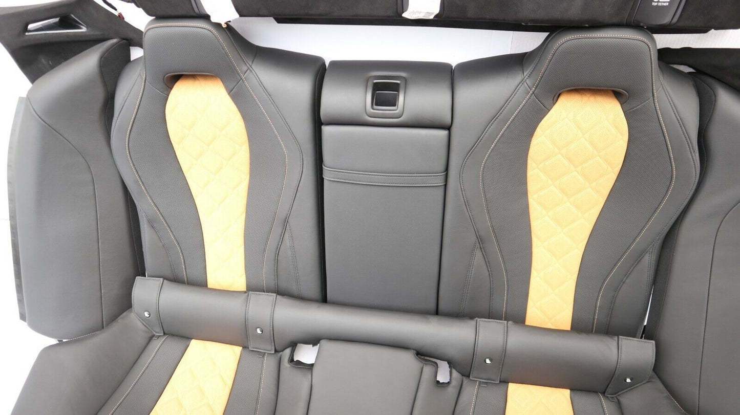 BMW 8' F93 M8 M sport seats HEJA Leather Alcantara black Midrand beige