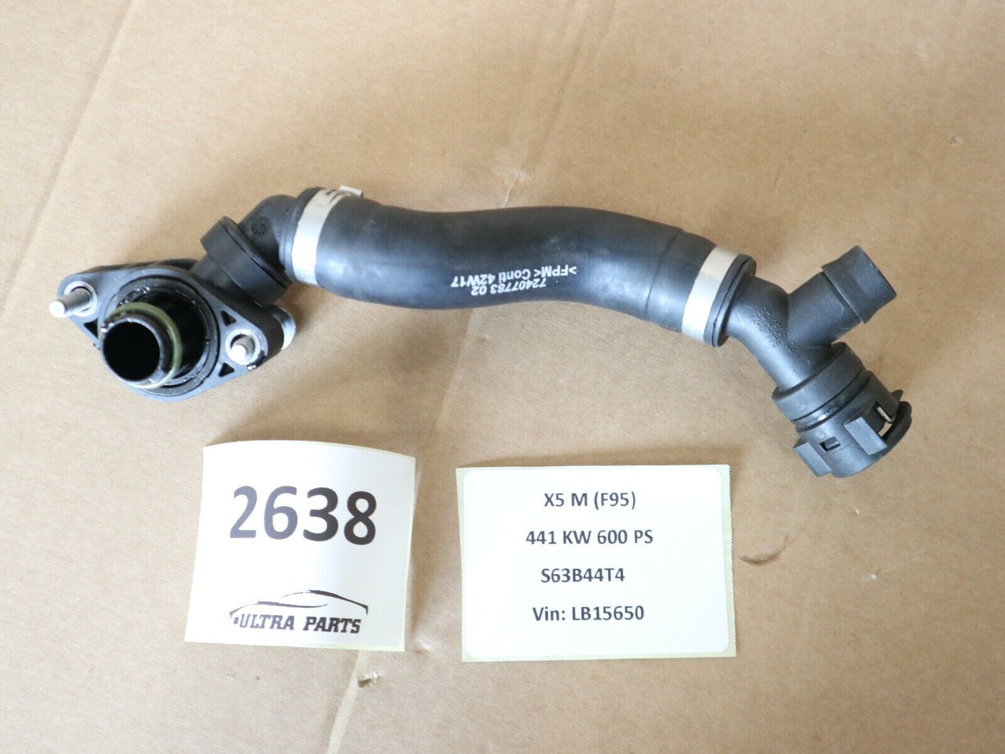 Оригинално BMW F90 F91 F92 F93 F95 F96 Entlüftungsrohr Zyl. 5-8 11157852336 