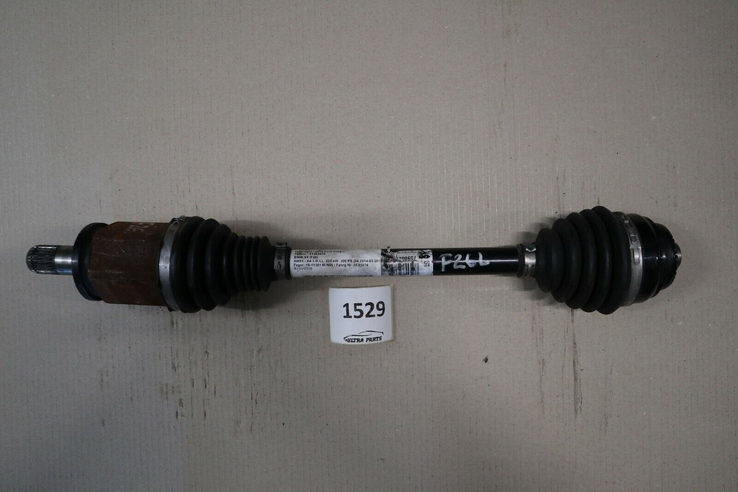 Original BMW X3 F25 X4 F26 Antriebswelle vorne links 7619657 31607619657