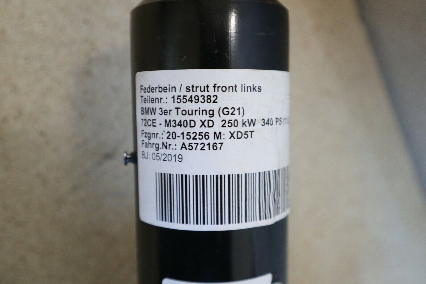 BMW 3 G21 Federbein Stossdämpfer Vorne Links Left Shock Absorber 6879373