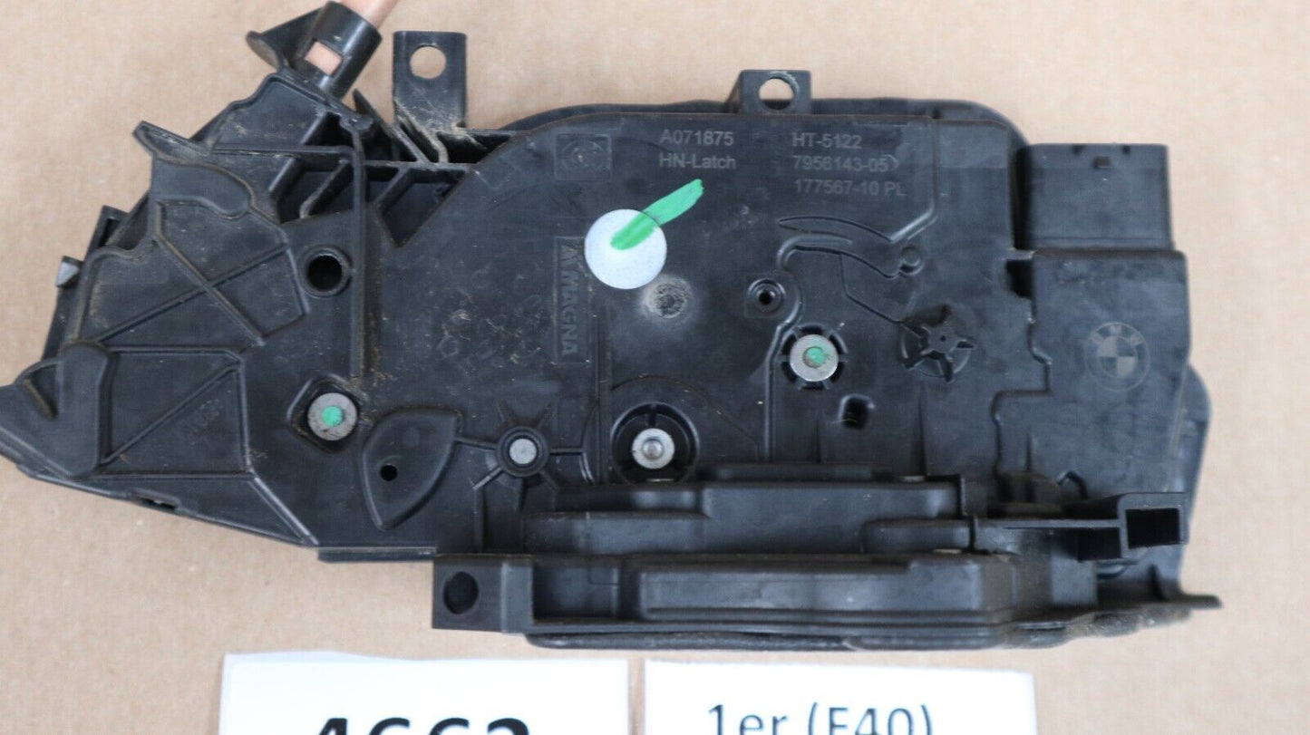 BMW F40 F44 G20 U06 U12 7956143 Systemschloss Hinten Links Türschloss Задно ляво