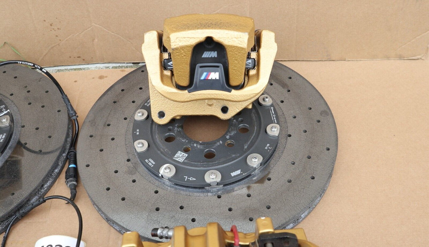 BMW M3 G80 M4 G82  CALIPERS BRAKE DISCS KERAMIK BREMSSATTEL BREMSSCHEIBE M GOLD