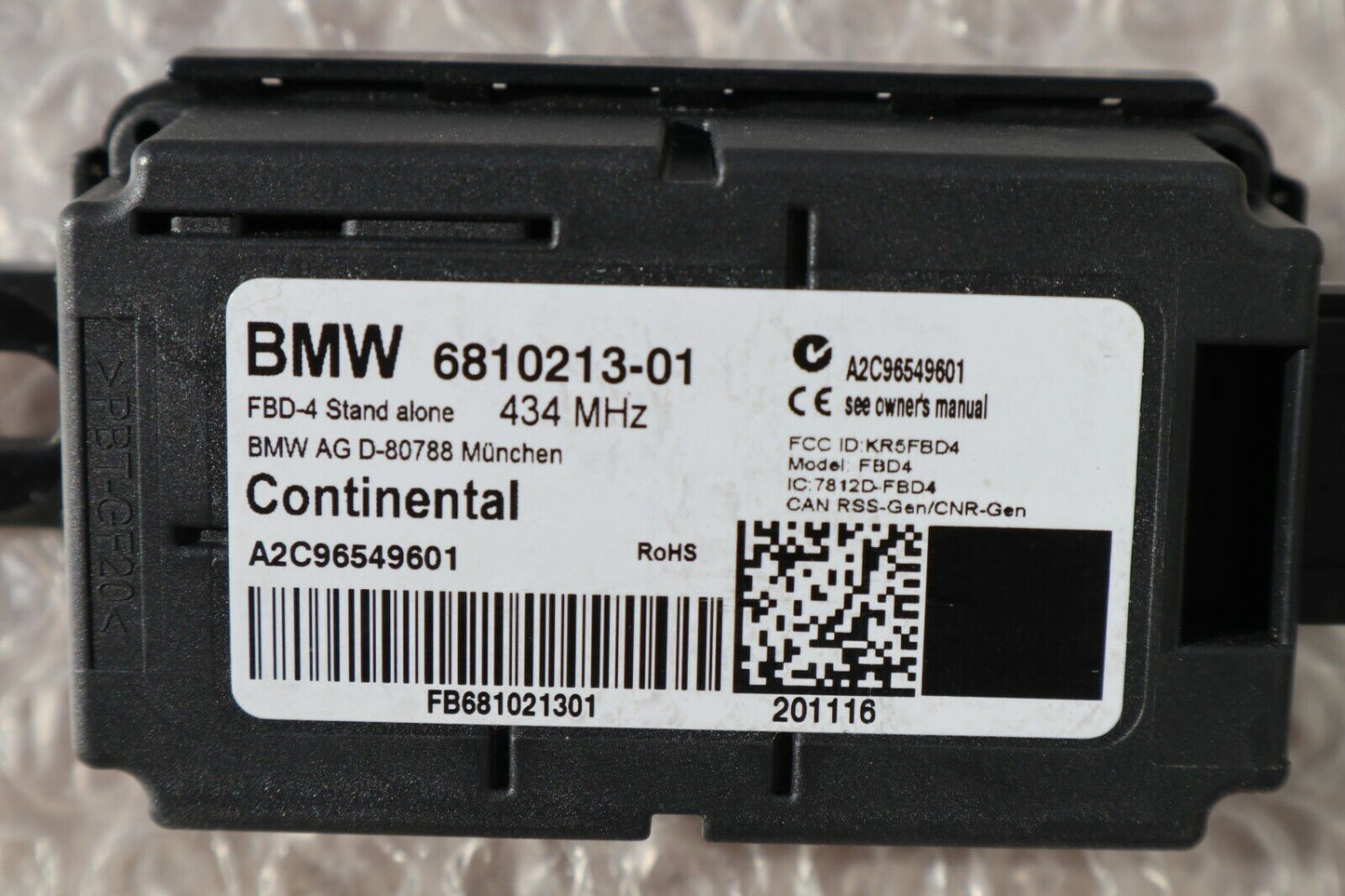 Original BMW G30 G31 G11 G15 G01 G02 Empfänger Funkfernbedienung 434 MHZ 9864933