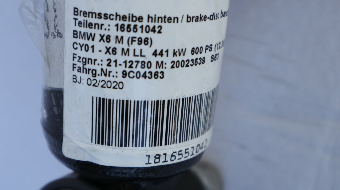 Original BMW X5 F95 X6 F96 Federbein Stossdämpfer hinten links EDC VDC 9500365