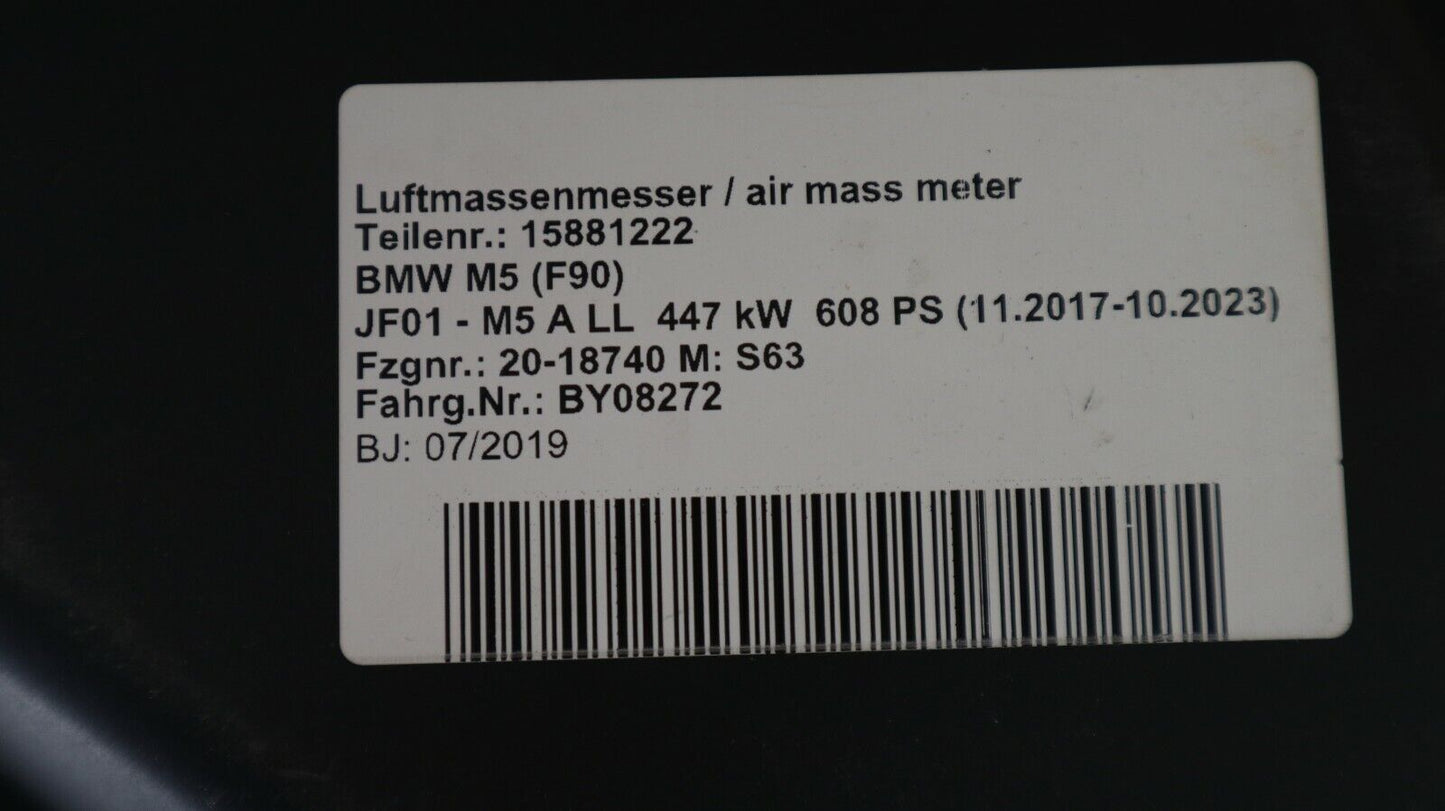 BMW F90 M5 F91 F92 F93 M8 Luftfilterkasten 1-4 cyl Gehäuse 7852379 11672440