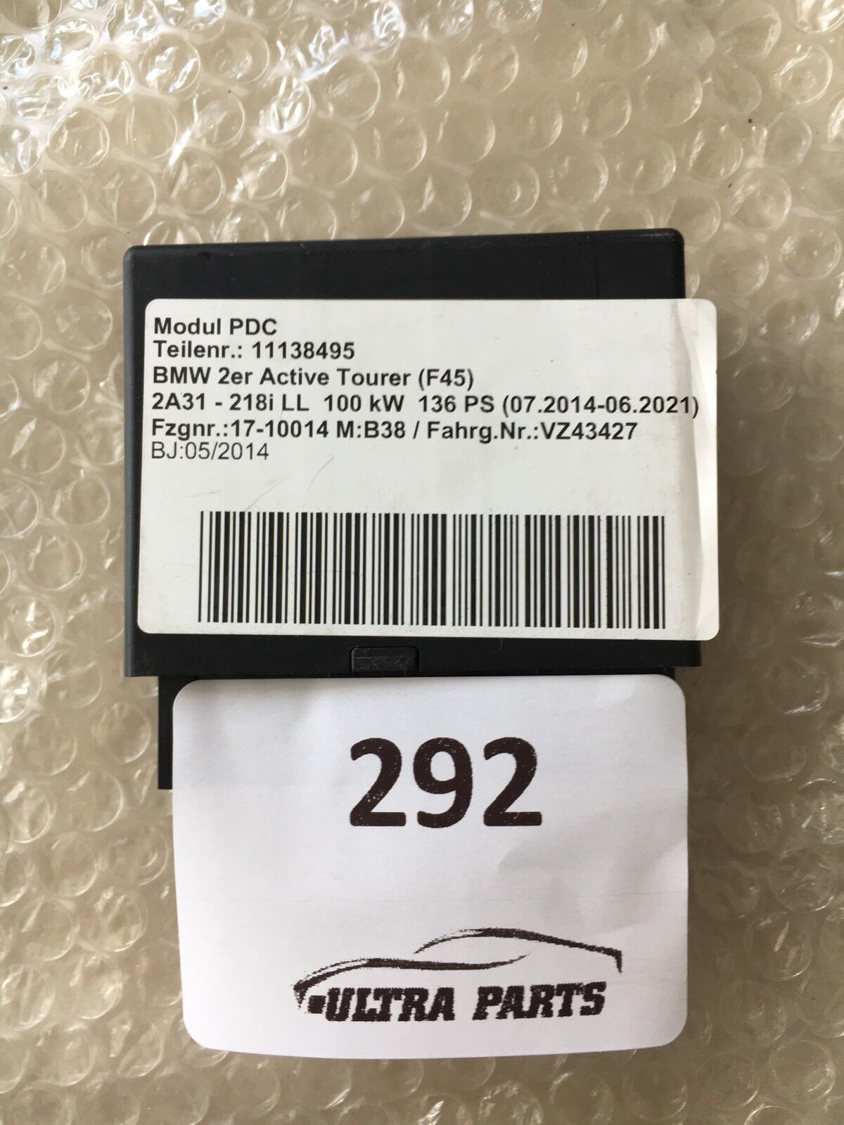 BMW F15 F16 F25 F45 F46 F85 F86 Steuergerät Parkassistent Controller PMA 6868941